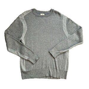 F/X Fusion Trend by Men's Luxury Fitted Ribbed Crew Neck Sweater - Large